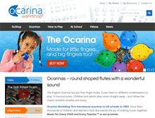 Tablet Screenshot of ocarina.co.uk